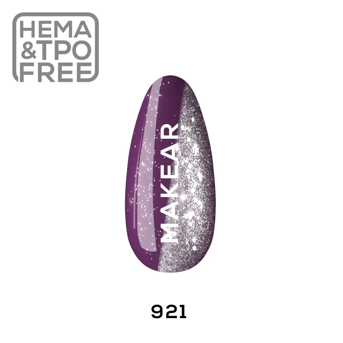 921 Purple Dragon - Lakier hybrydowy Makear