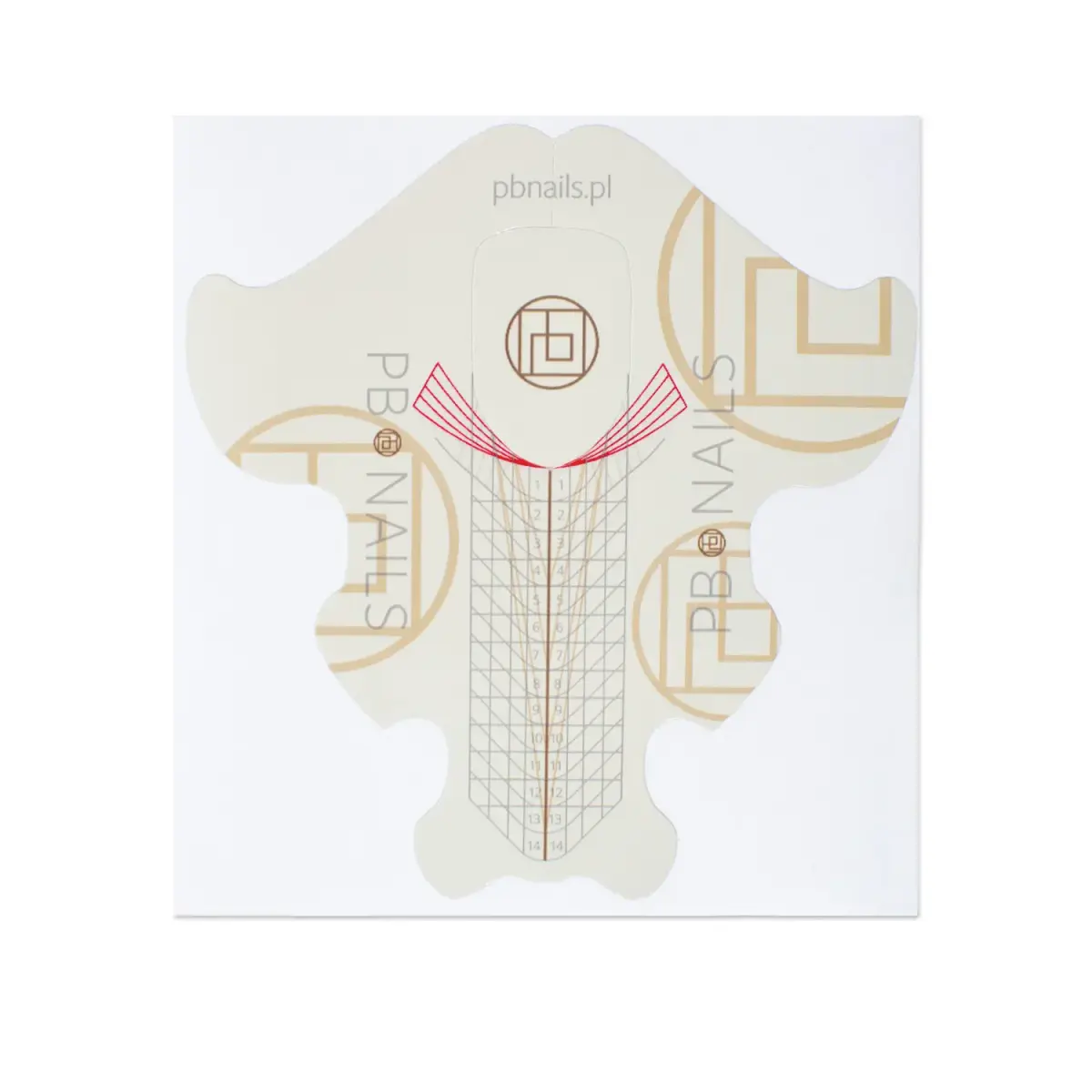 Formy do przedłużania paznokci NAIL FORMS BOX LONG 100 szt.