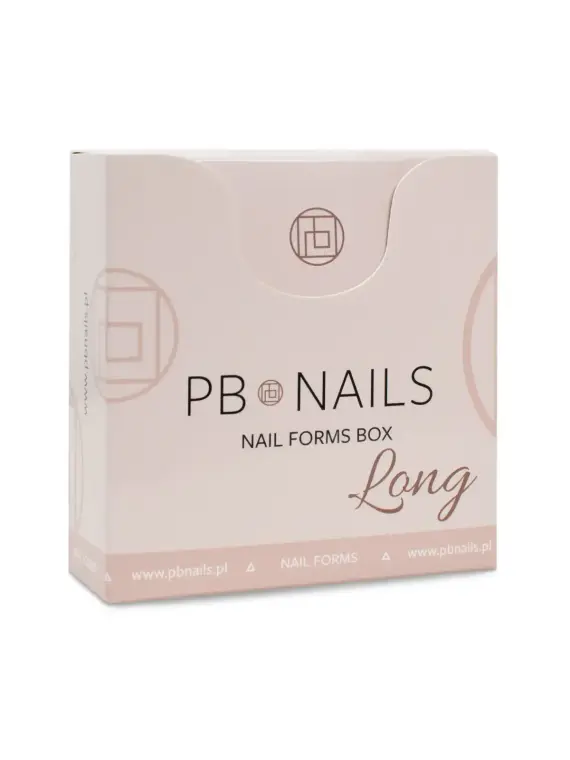 Formy do przedłużania paznokci NAIL FORMS BOX LONG 100 szt.