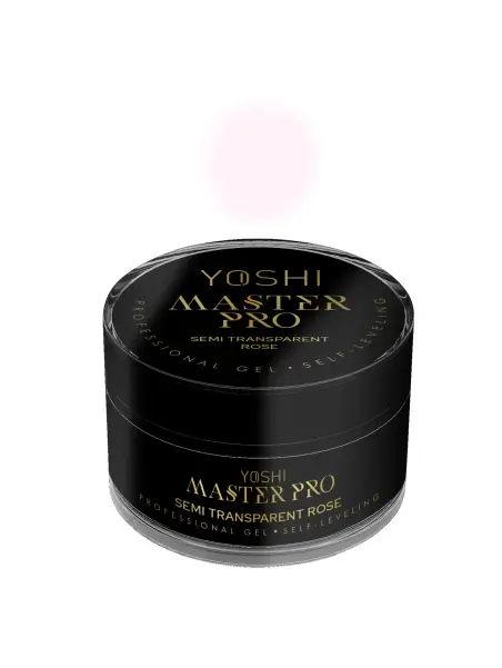 Żel Samopoziomujący Master PRO Gel 50 ml UV LED Semi Transparent Rose