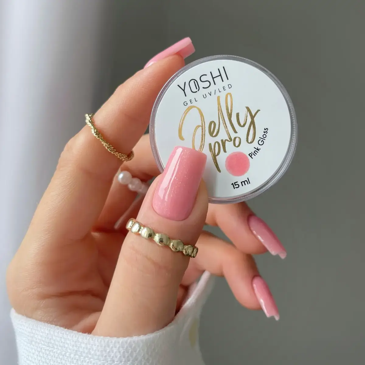 Żel Budujący Jelly PRO Gel UV LED Pink Gloss 50 ml