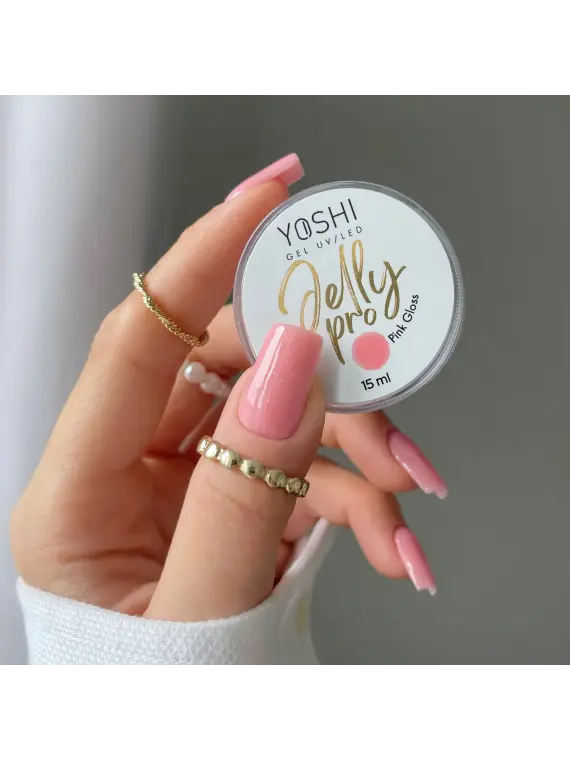 Żel Budujący Jelly PRO Gel UV LED Pink Gloss 15 ml