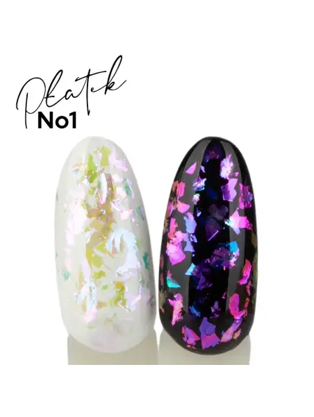 PŁATEK HOLO FLAKES UV LED No1 0