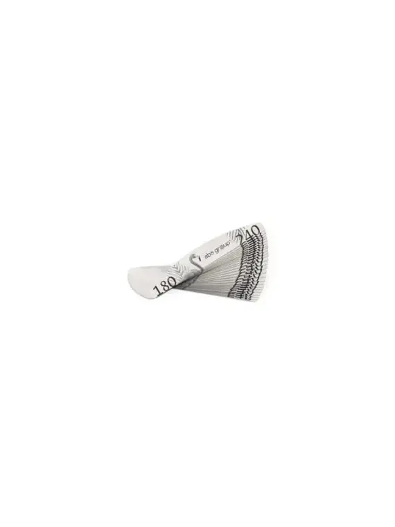 Aba Group Pilnik do paznokci PÓŁKSIĘŻYC 180/240 STANDARD - FLAMING, 25 sztuk