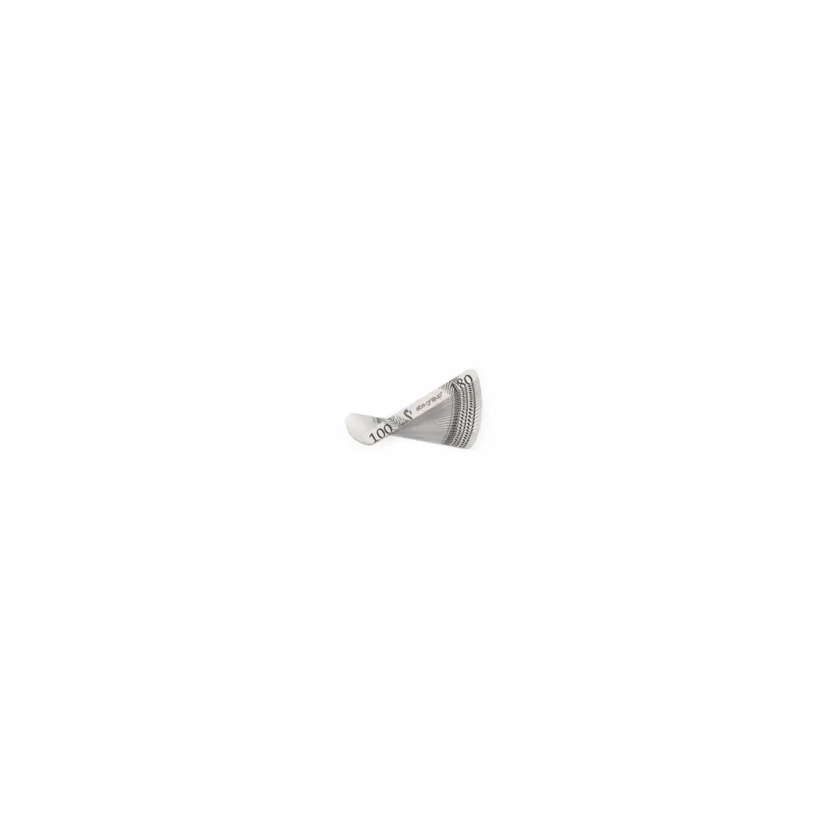 Aba Group Pilnik do paznokci PROSTY 100/180 STANDARD - FLAMING, 25 sztuk