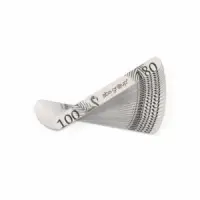 Aba Group Pilnik do paznokci PROSTY 100/180 STANDARD - FLAMING, 25 sztuk