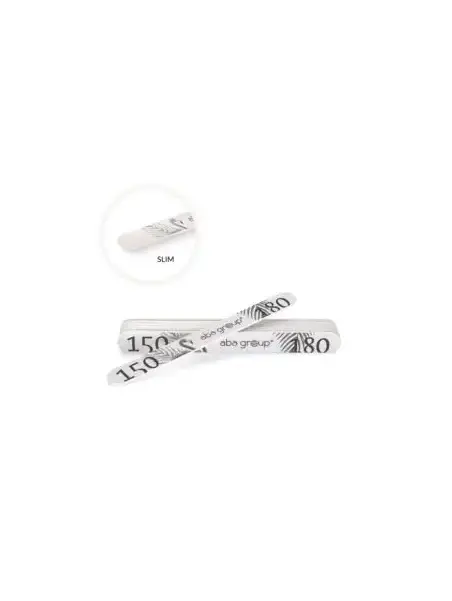Aba Group Pilnik do paznokci PROSTY 150/180 SLIM - FLAMING, 25 sztuk