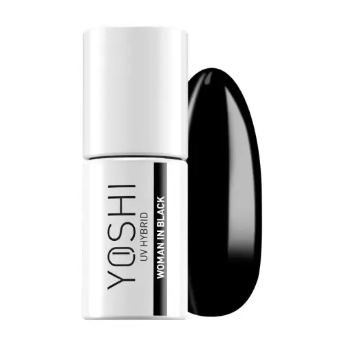 Lakier Hybrydowy UV Hybrid Woman In Black 6 ml - 605