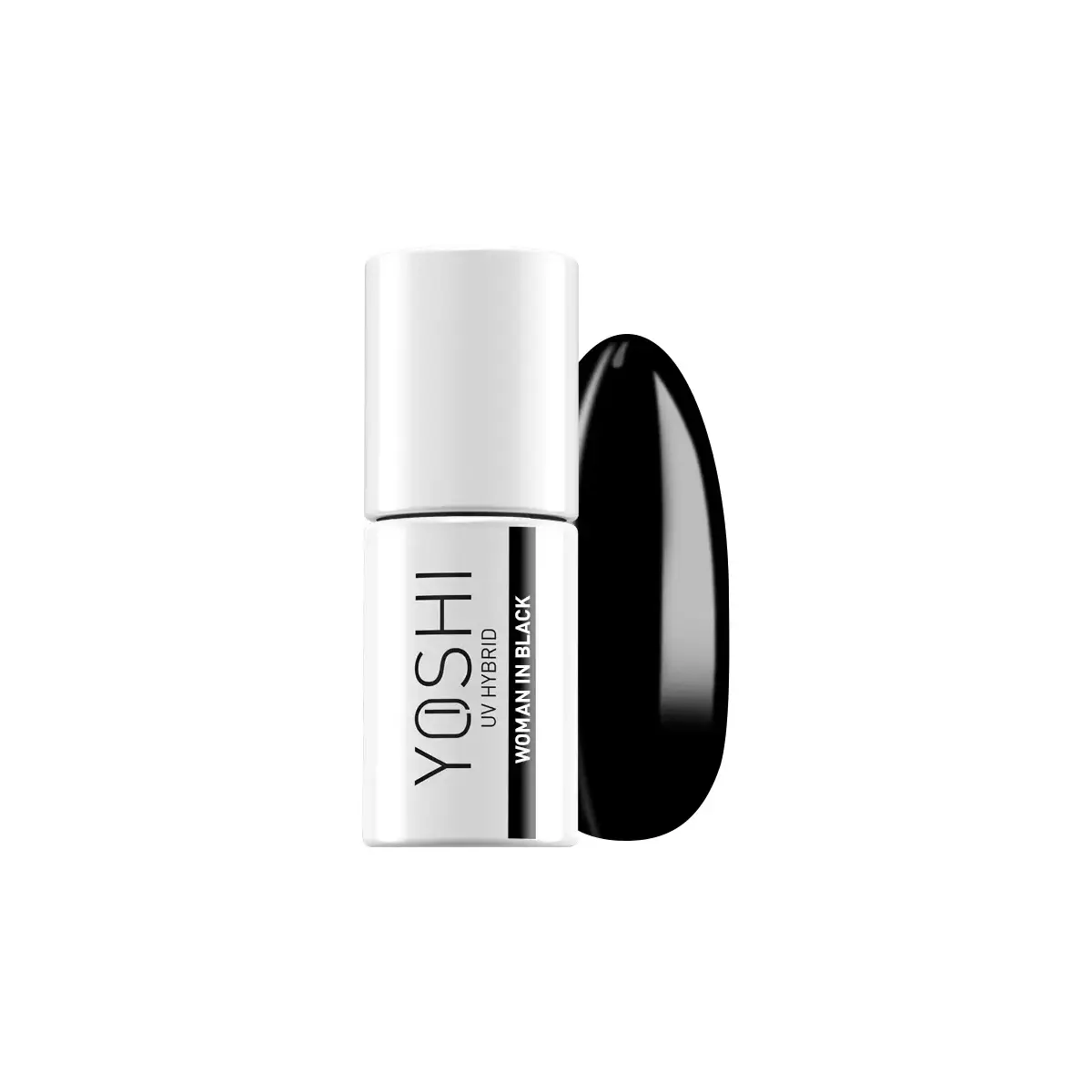 Lakier Hybrydowy UV Hybrid Woman In Black 6 ml - 605