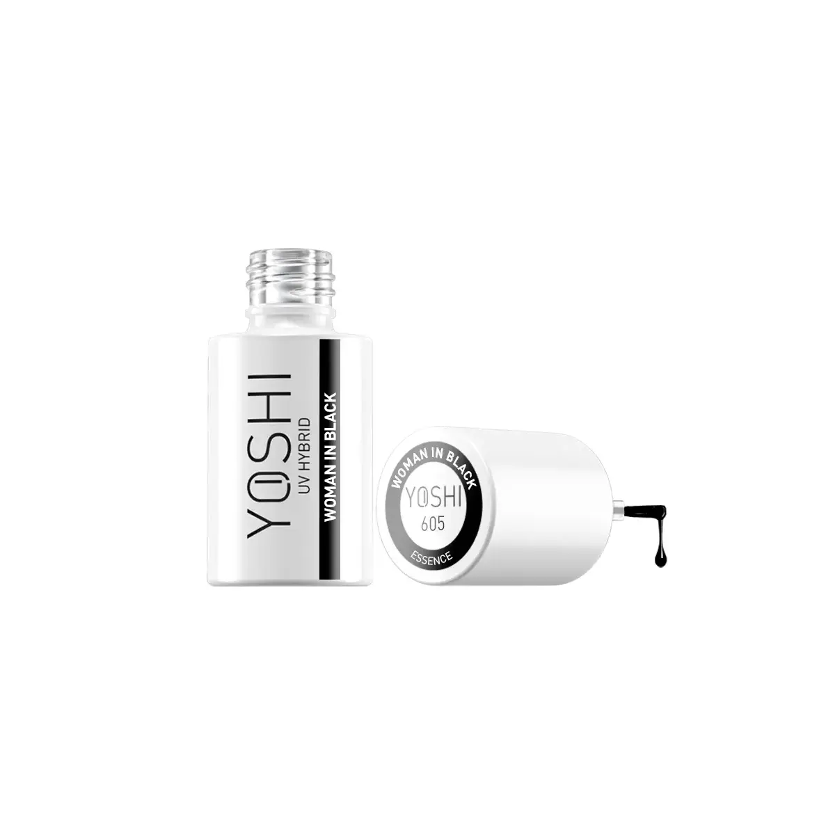Lakier Hybrydowy UV Hybrid Woman In Black 6 ml - 605