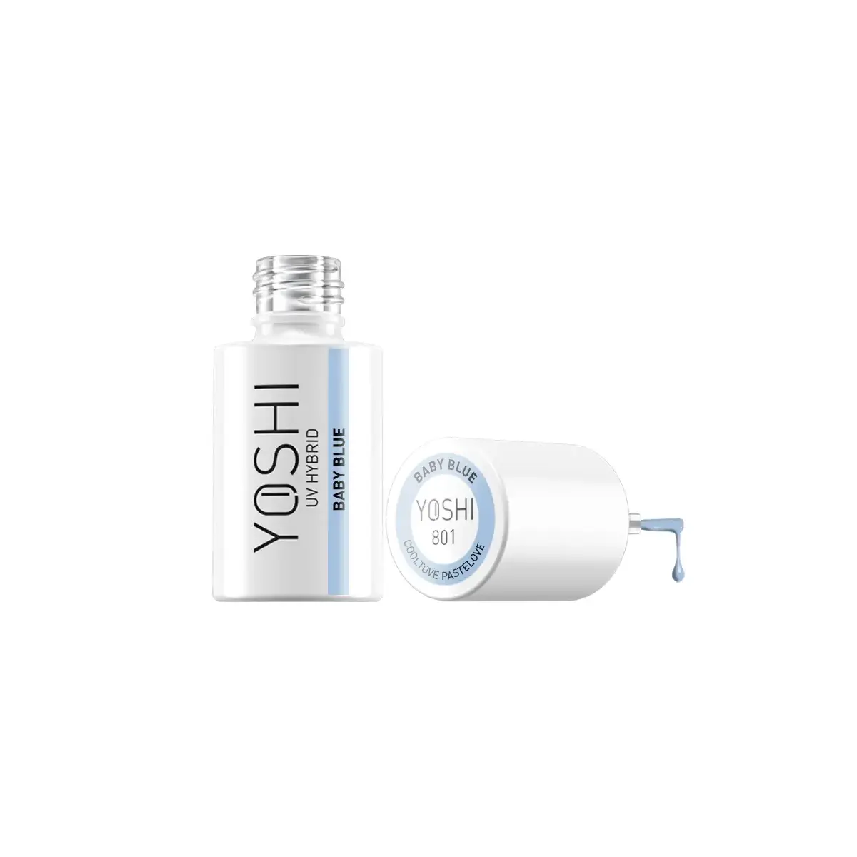 Lakier Hybrydowy UV Hybrid Baby Blue 6 ml - 801