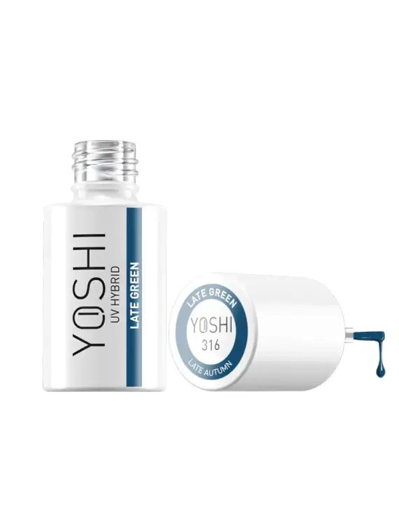 Lakier Hybrydowy UV Hybrid Late Green 6 ml - 316