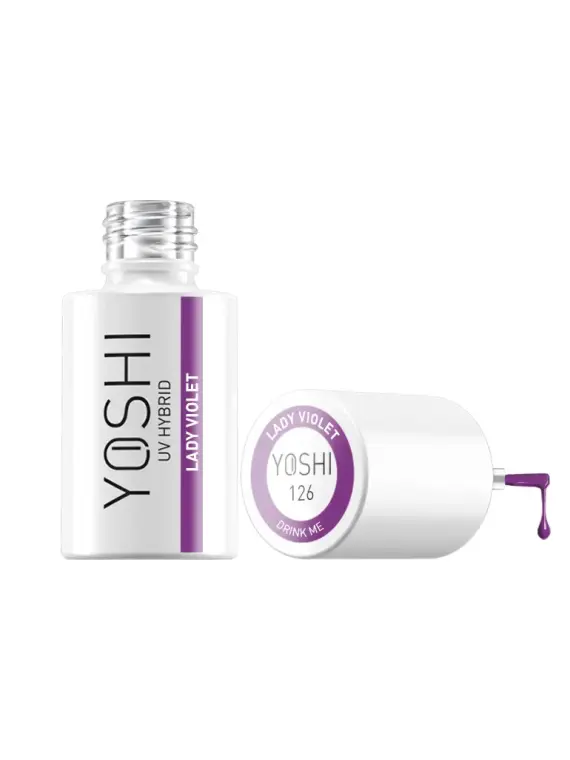 Lakier Hybrydowy UV LED Lady Violet 6 ml - 126