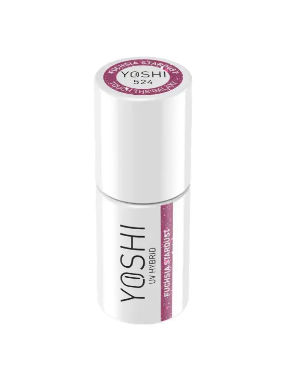 Lakier Hybrydowy UV LED Fuchsia Stardust 6 ml - 524