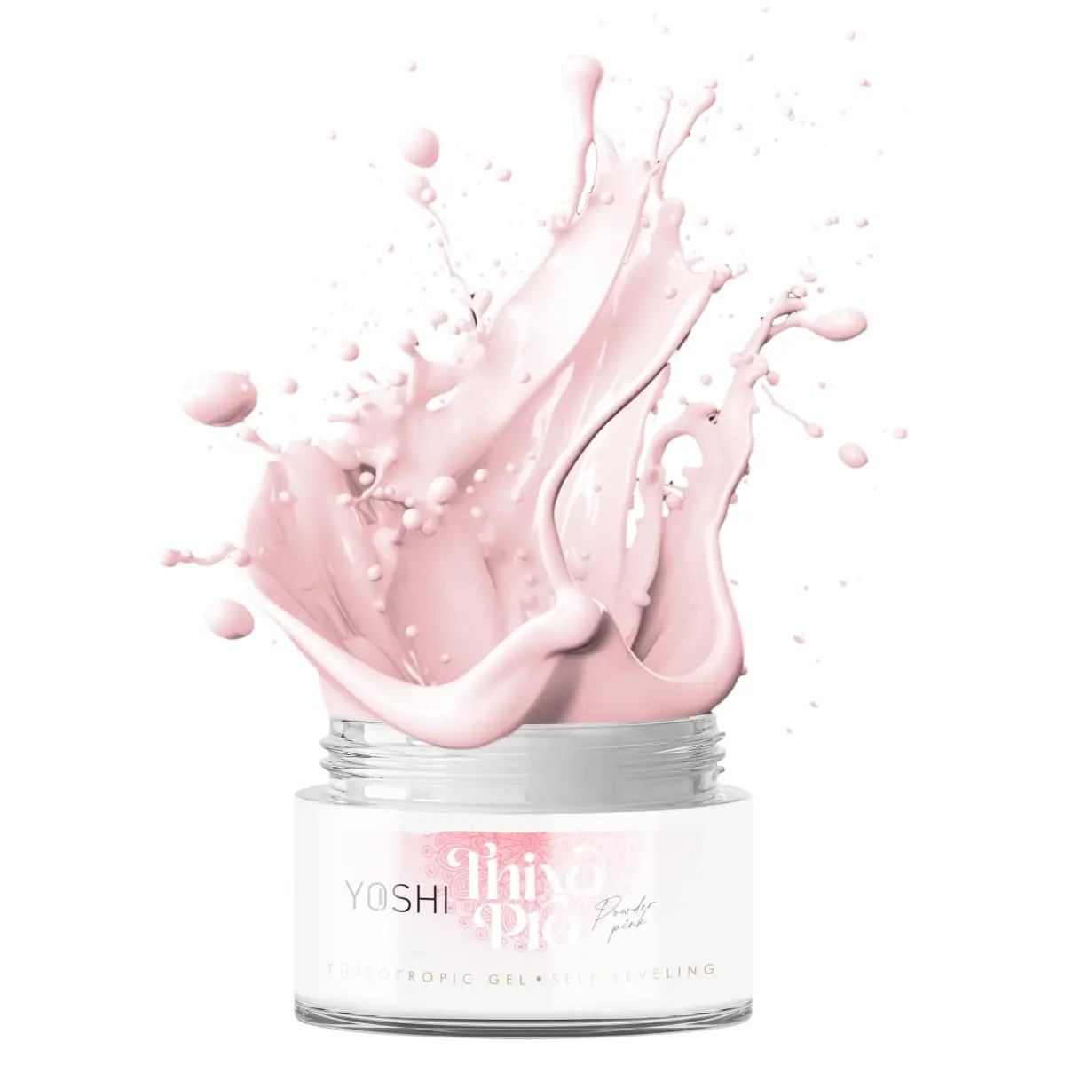 Żel samopoziomujący Thixo PRO Żel UV LED Powder Pink 15 ml