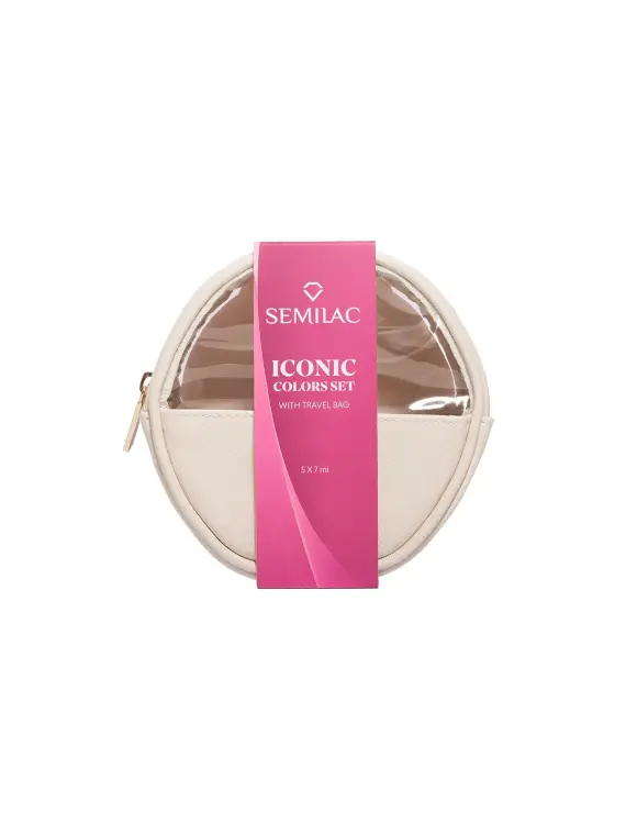 Semilac zestaw Iconic Colors Set with a Travel Bag