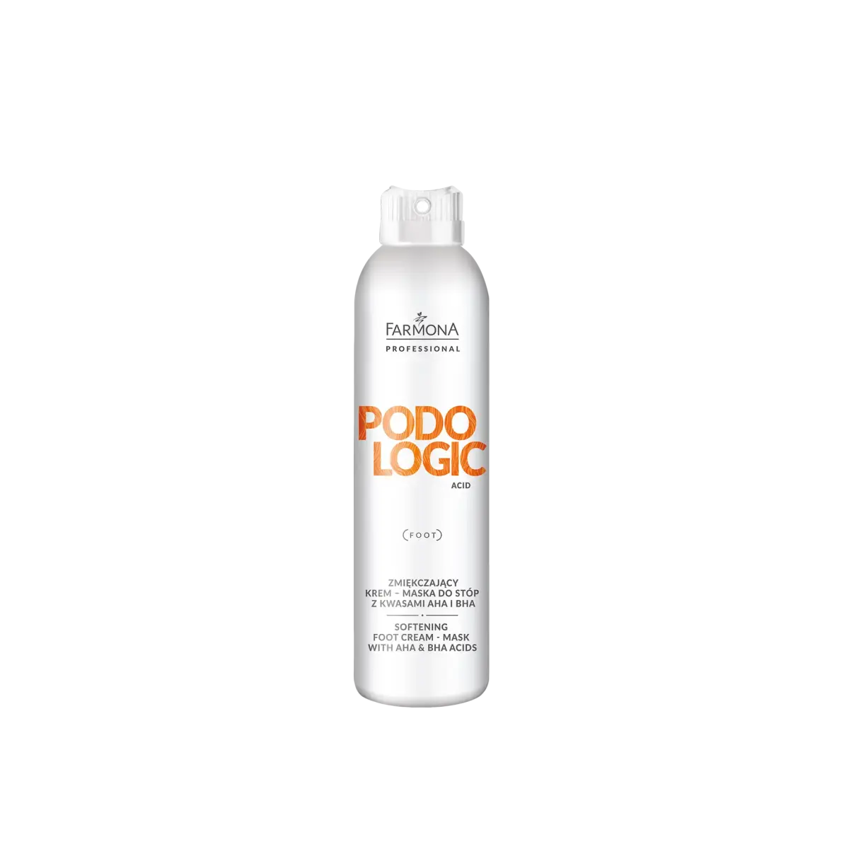 PODOLOGIC ACID Zmiękczający krem-maska do stóp z kwasami AHA i BHA 150ml