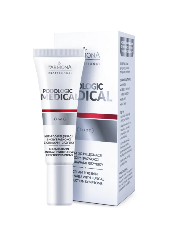 PODOLOGIC MEDICAL Krem do pielęgnacji skóry i paznokci z objawami grzybicy 15ml