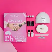 Semilac Zestaw do hybryd LOVE ME 24W/48 UV LED