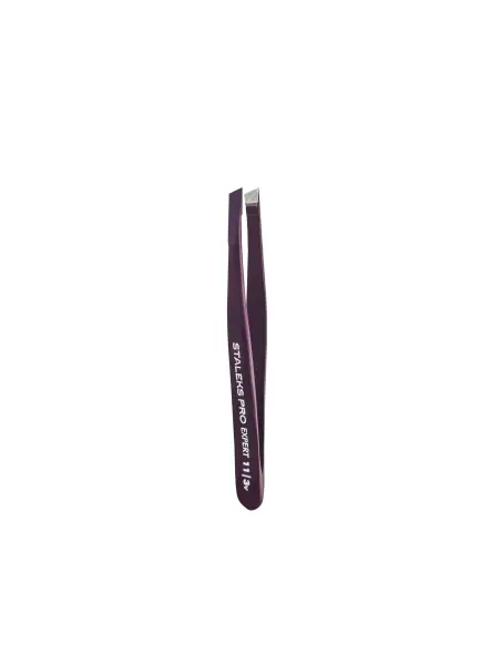 Pęseta Do Brwi Fioletowa Staleks TE-11/3v