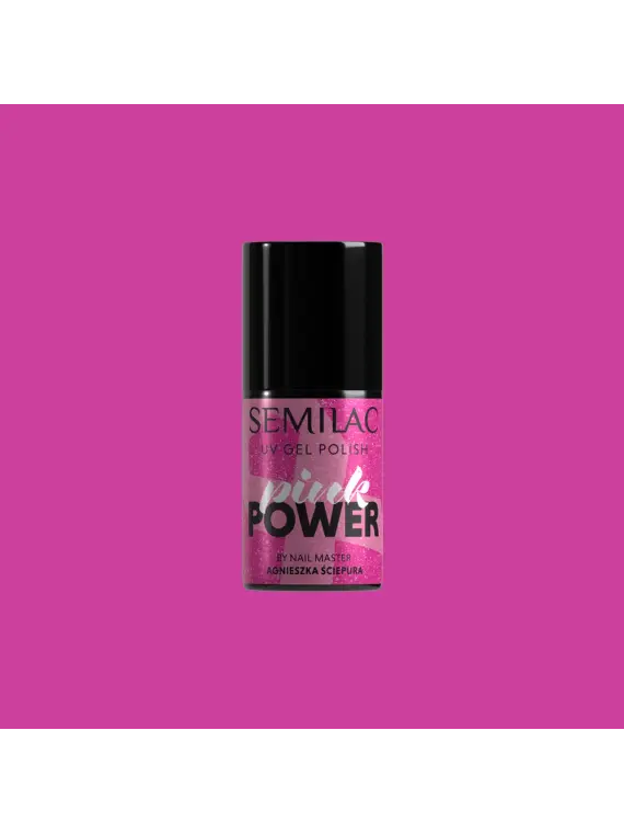 A703 Semilac Lakier Hybrydowy Pink Power 7 ml