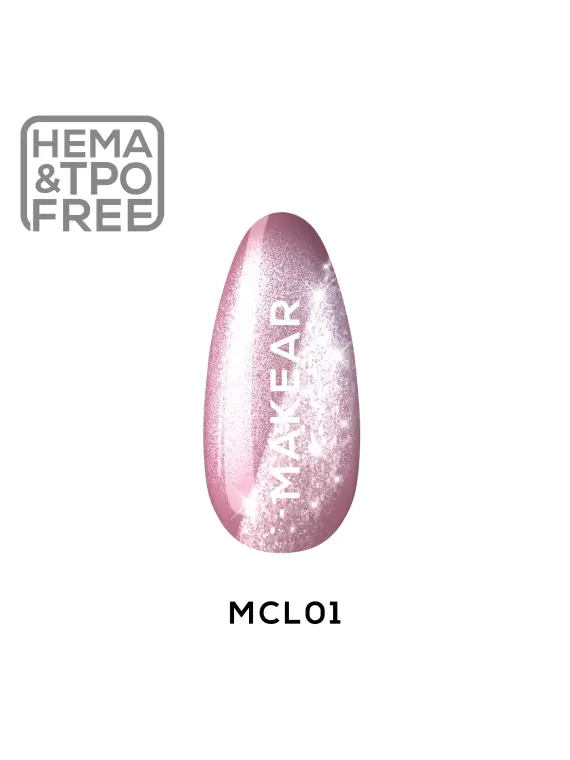 MCL01 Toe Beans - Lakier Hybrydowy Makear Cat Eye 8ml