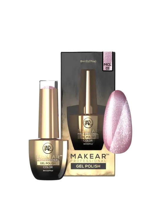 MCL01 Toe Beans - Lakier Hybrydowy Makear Cat Eye 8ml