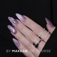 MCL02 Fluffy violet - Lakier Hybrydowy Makear Cat Eye 8ml