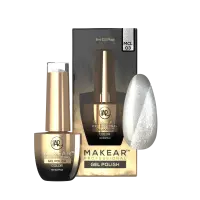 MCL03 Silver Purr - Lakier Hybrydowy Makear Cat Eye 8ml