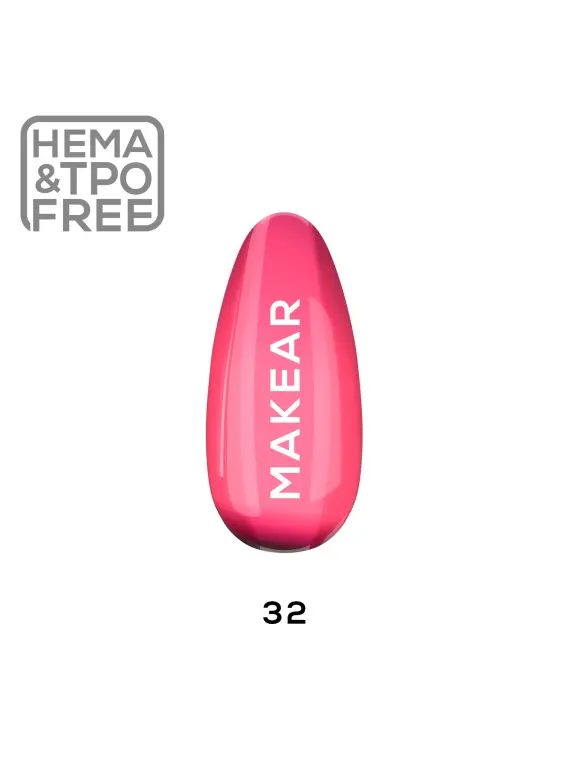 32 Raspberry Rendezvous - Lakier Hybrydowy Makear 8ml