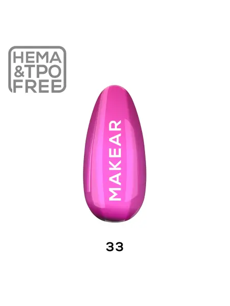 33 Flirt Alert - Lakier Hybrydowy Makear 8ml