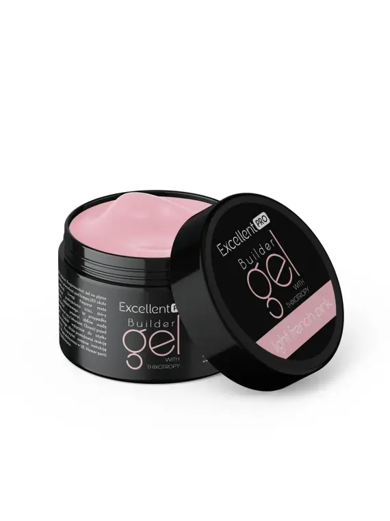 Excellent PRO Builder gel with thixotropy light french pink 50g